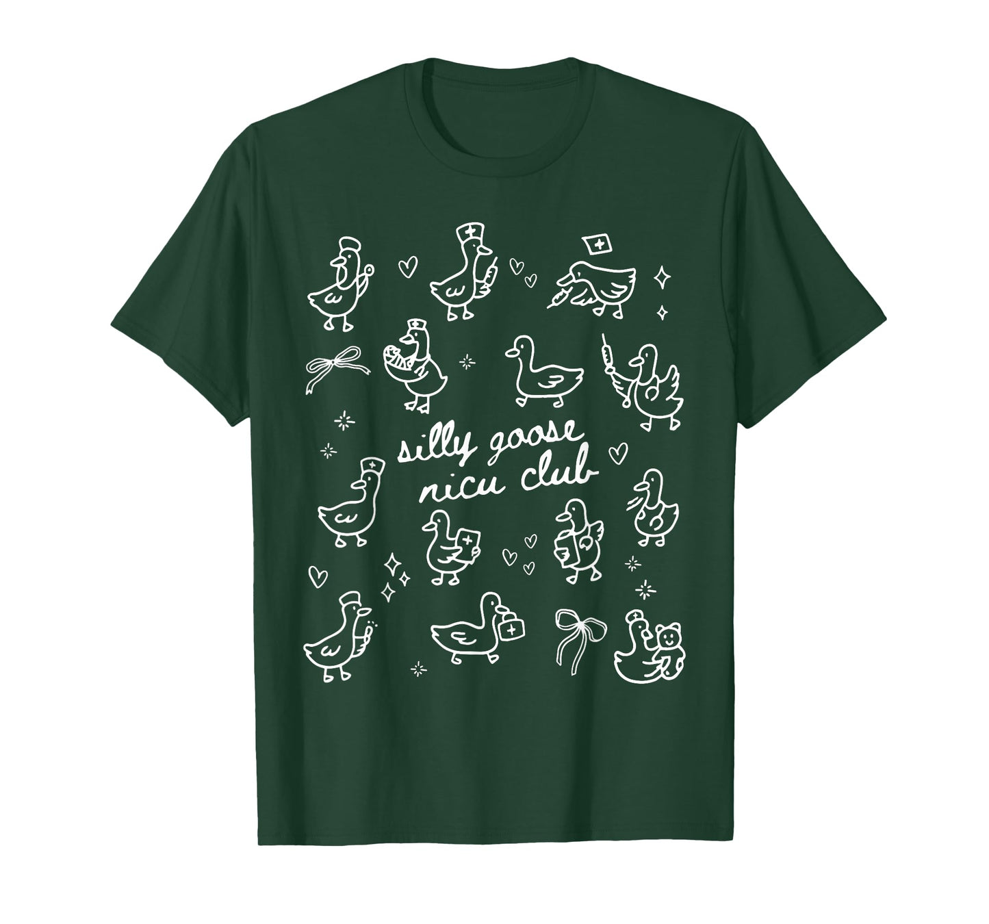 Silly Goose NICU Club Neonatal ICU Nurse Nursing Student RN T-Shirt