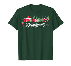 Emergency Department Christmas Santa ER T-Shirt