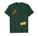 Funny Hot Dog Jumping Into Bun Sausage BBQ High Dive T-Shirt