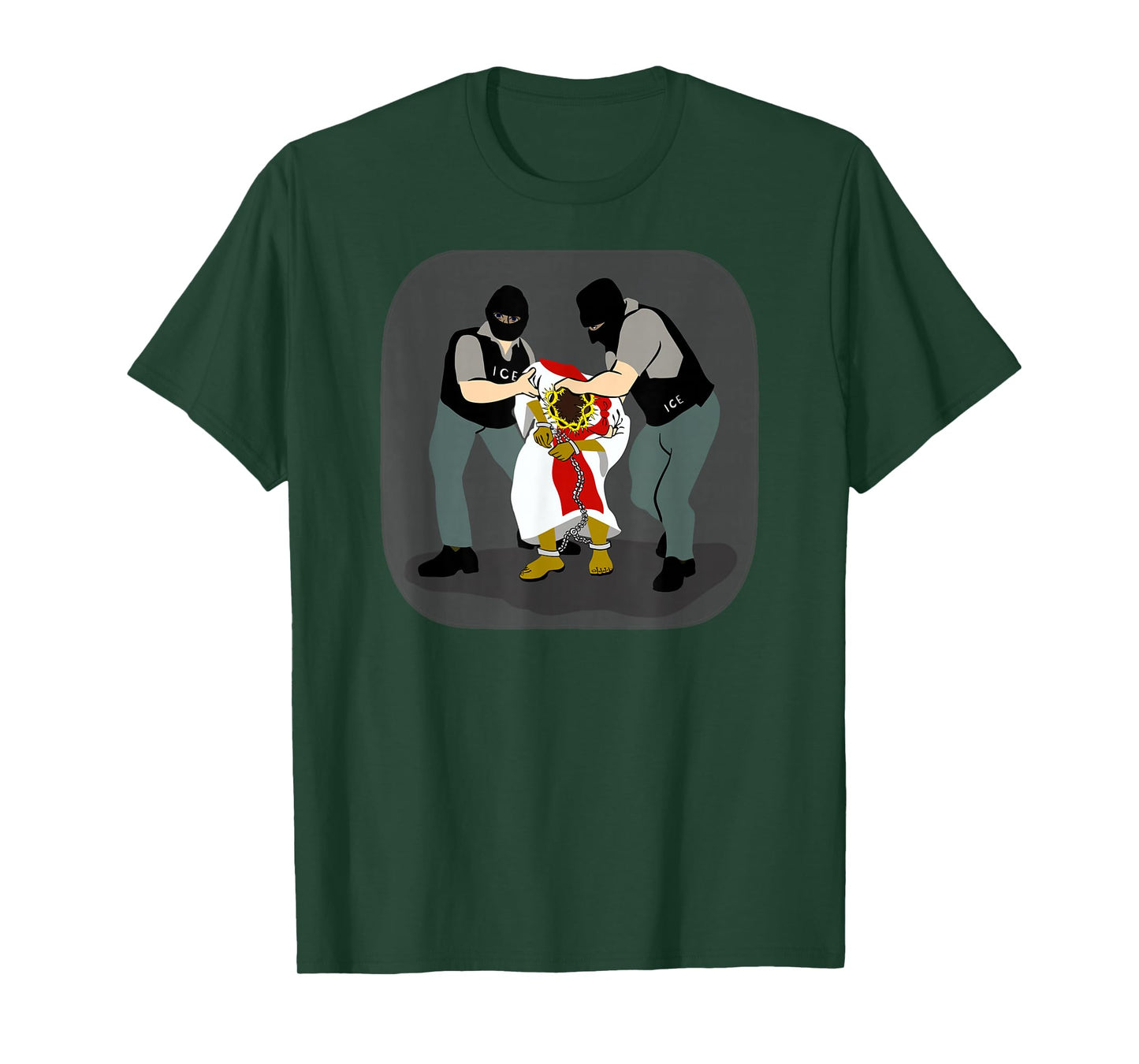 Jesus and ICE – Immigrant Justice Christian Faith T-Shirt