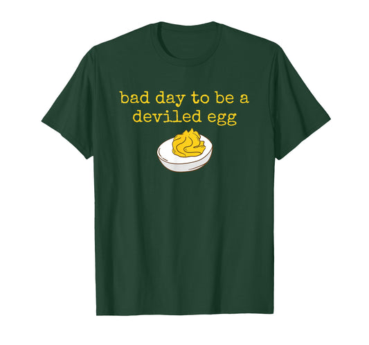 Retro Thanksgiving Dinner Bad Day to be a Deviled Egg Foodie T-Shirt