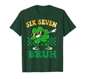 Six Seven 67 St Patricks Day 6 7 Bruh Teens Boys Girls Kids T-Shirt