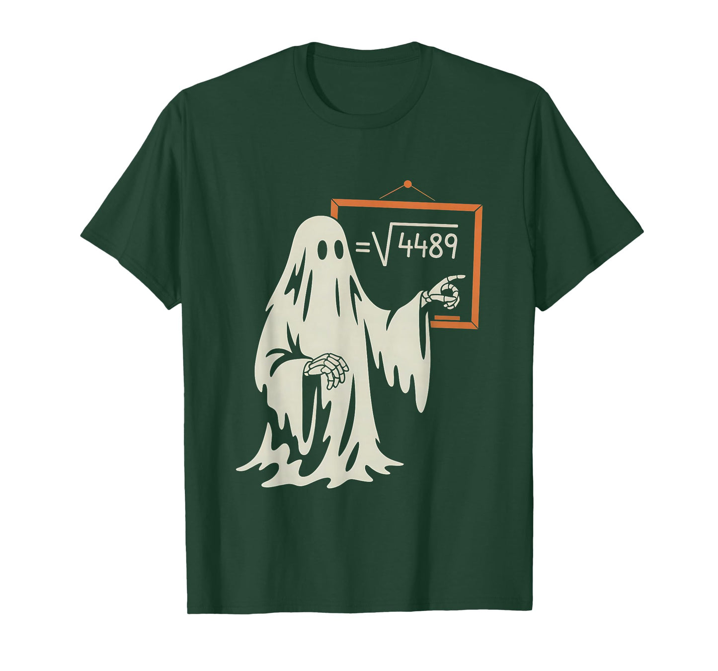 Spooky Ghost Math Equation 4489 Halloween T-Shirt