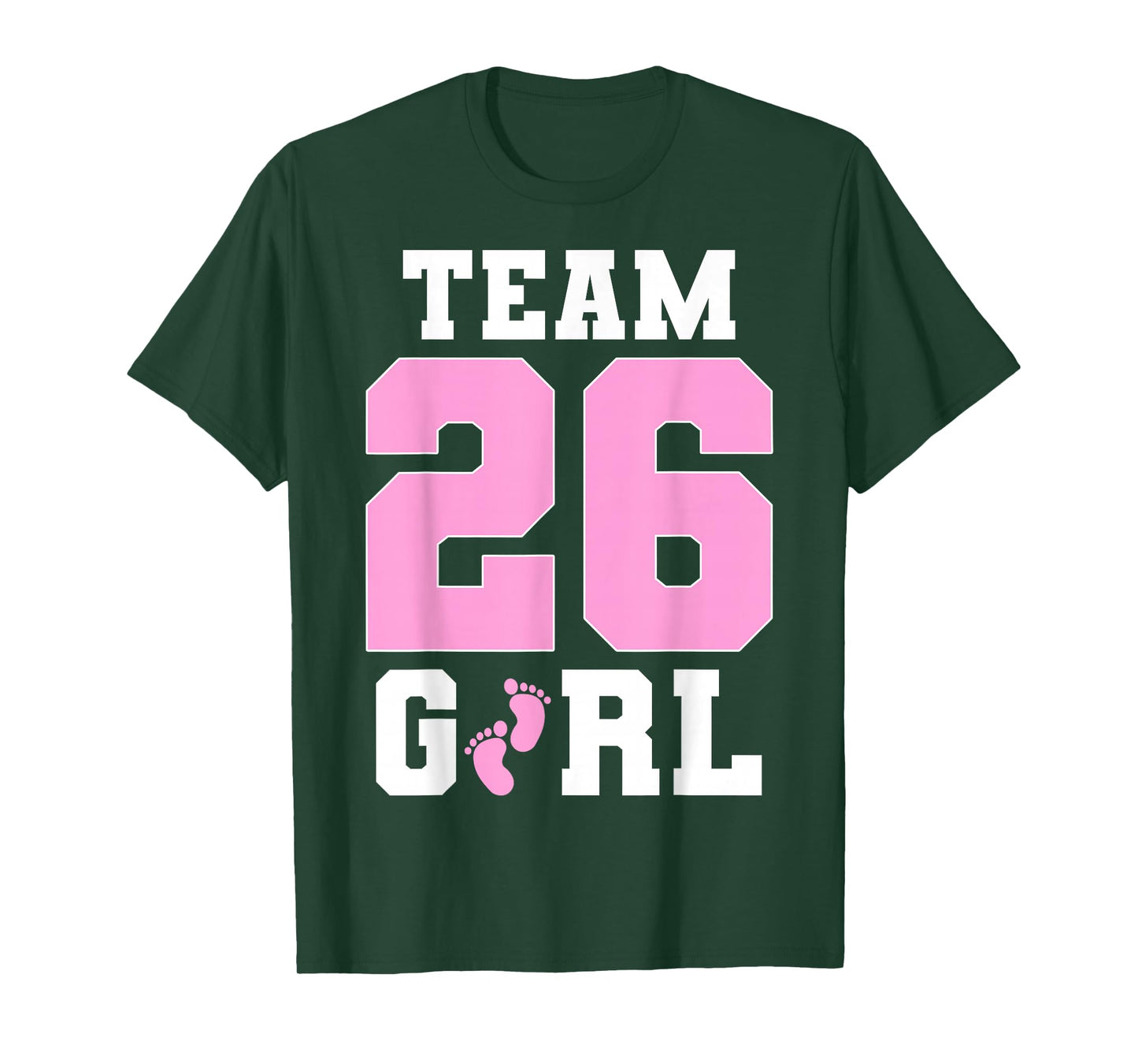 Team Girl 2026 Gender Reveal Baby Announcement Matching T-Shirt
