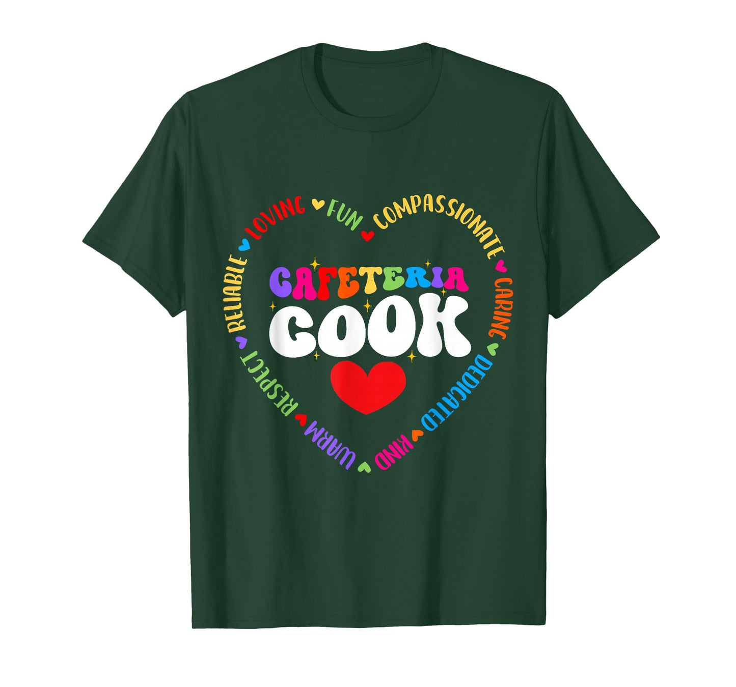 Food Services Crew Cafeteria Cook Helper School Squad T-Shirt