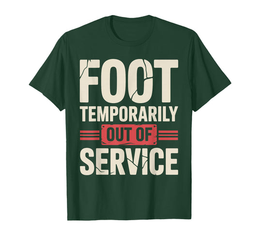Funny Foot Surgery Art for Men Women Foot Surgery Recovery T-Shirt