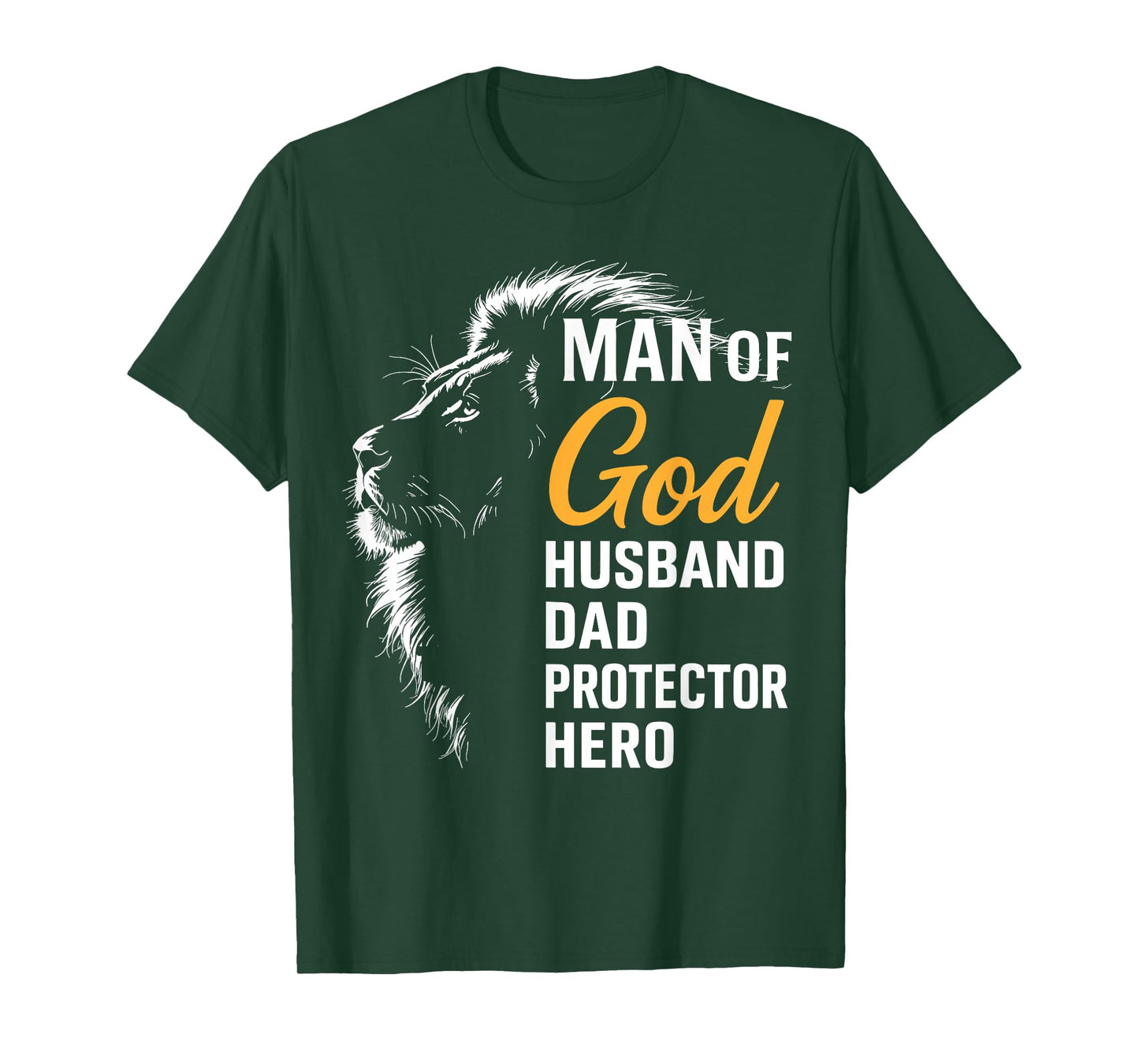 Man of God Christian T-Shirt for Men – Jesus Faith-Based T-Shirt