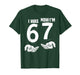 7 Year Old Birthday I was 6 Now I'm 7 67 Funny for Kids T-Shirt