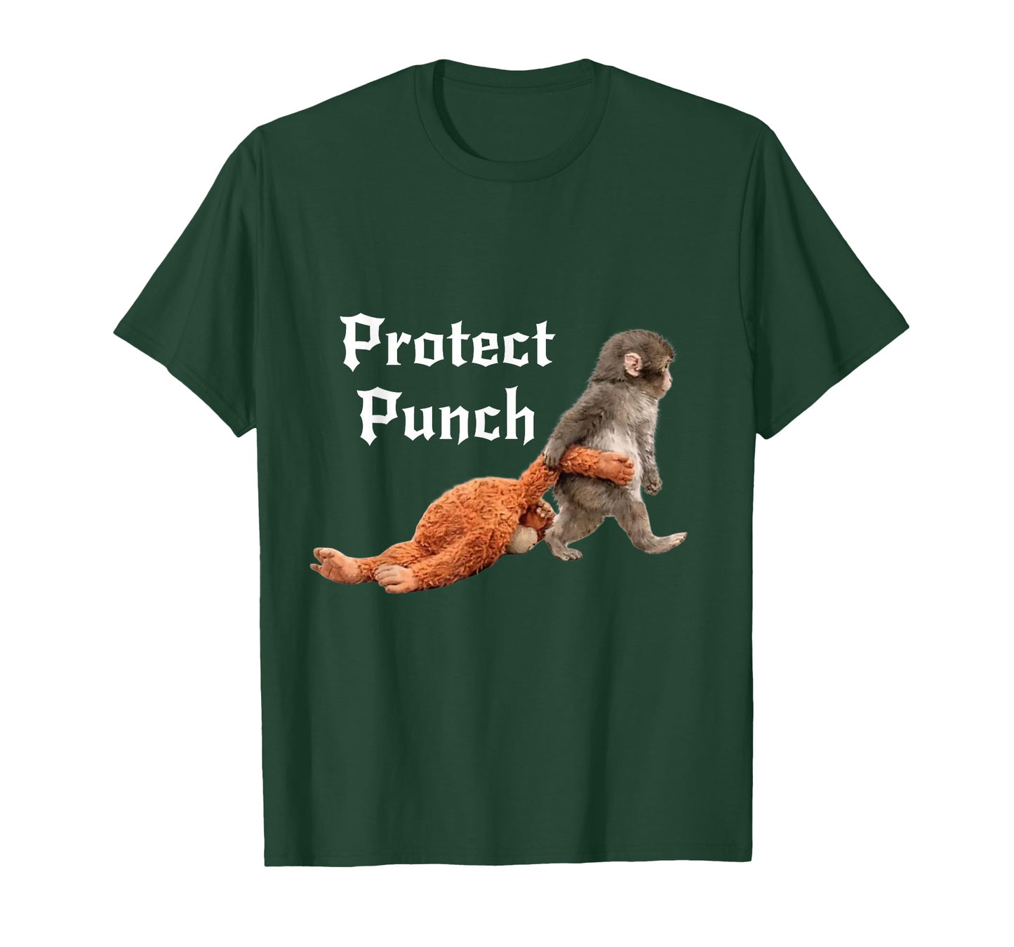 Protect Baby Monkey Punch T-Shirt