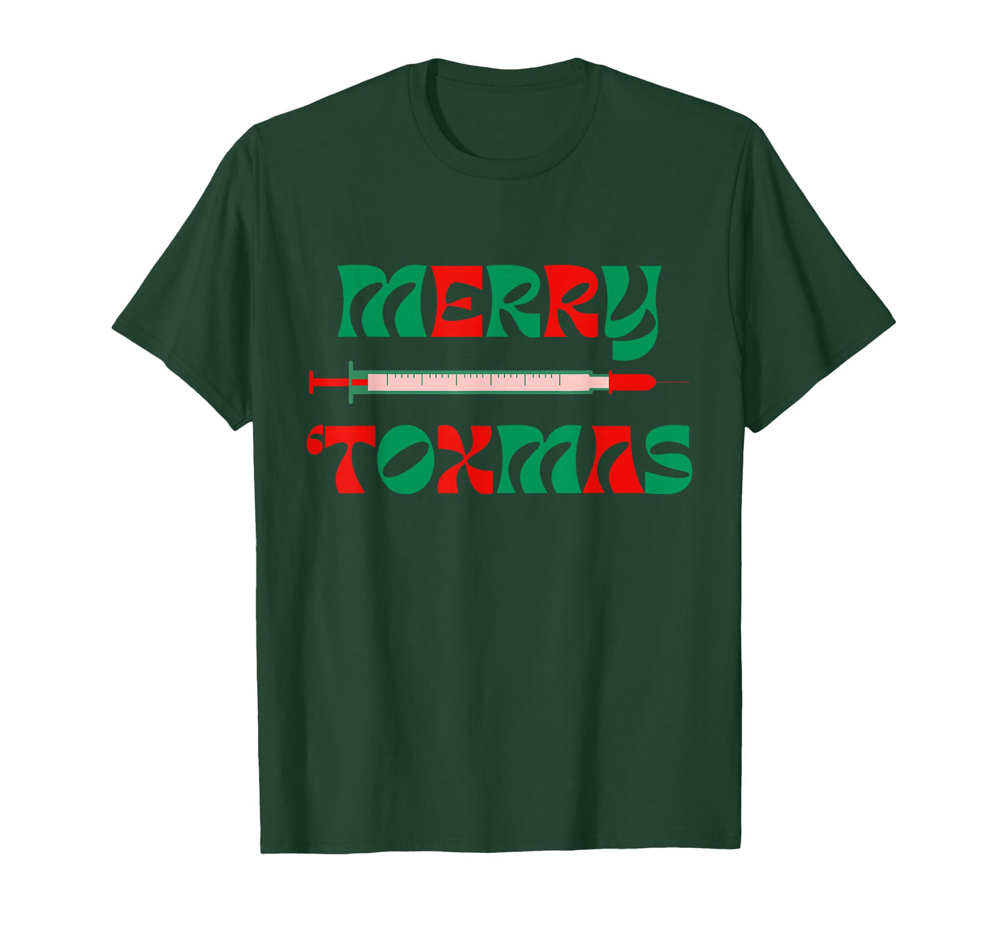 Merry Toxmas Botox Aesthetic Nurse Injector Medspa Christmas T-Shirt
