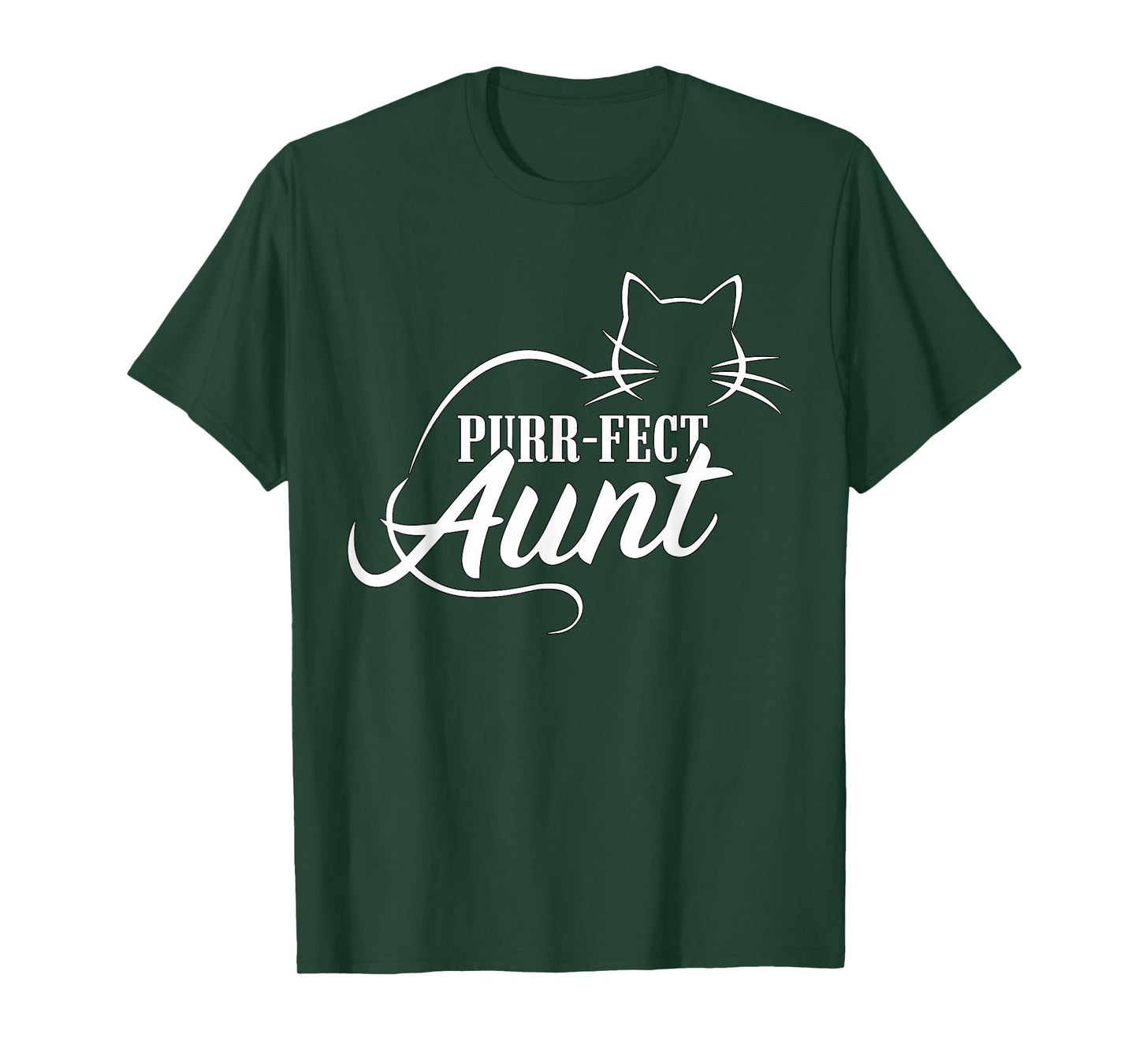 Purr-FECT Aunt Cat Owner T-Shirt