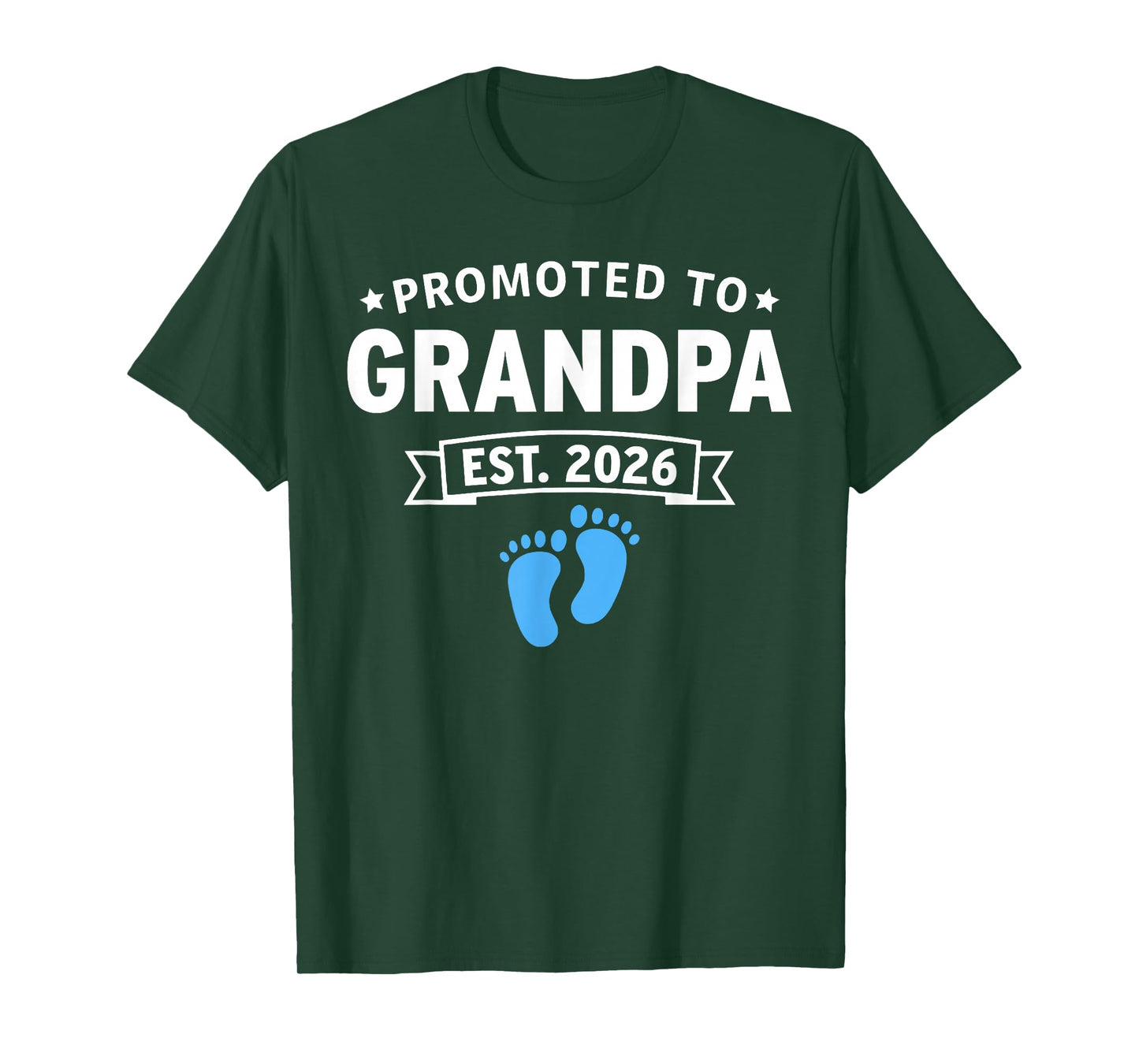 Promoted to Be Grandpa 2026 Loading Pregnancy Announcement T-Shirt