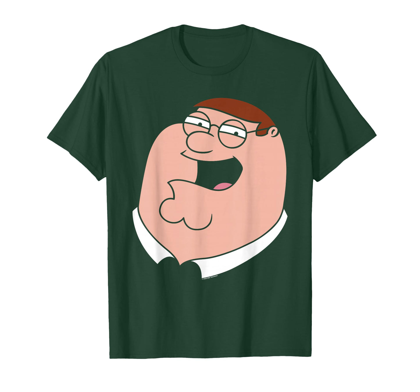 Family Guy Peter Griffin Oversized Portrait Funny Cartoon T-Shirt