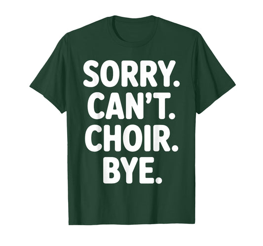 Funny Choir Art for Men Women Choir Director Sing Show Choir T-Shirt