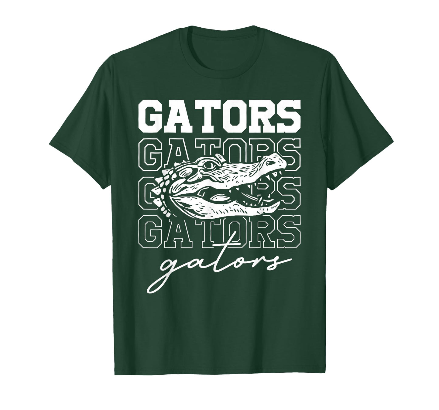 Funny Gators School Spirit Fan Team Gator Back to School T-Shirt