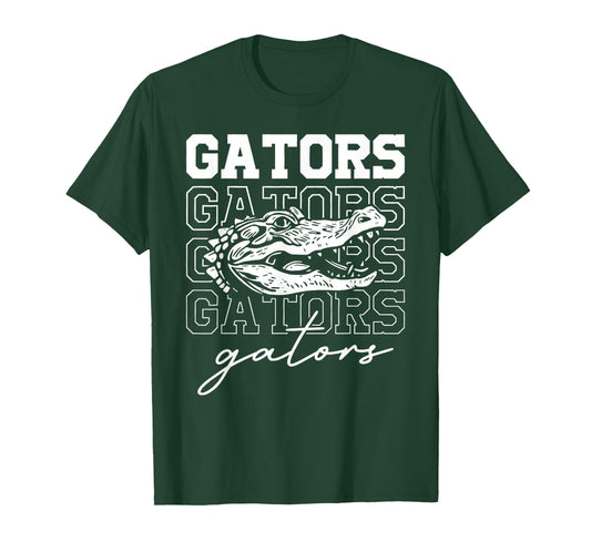 Funny Gators School Spirit Fan Team Gator Back to School T-Shirt