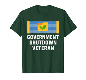Retro Vintage Government Shutdown Veteran T-Shirt
