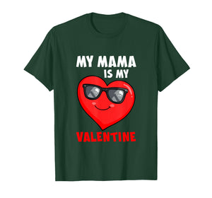 My Mama is My Valentine Heart Sunglasses Boys Proud Family T-Shirt
