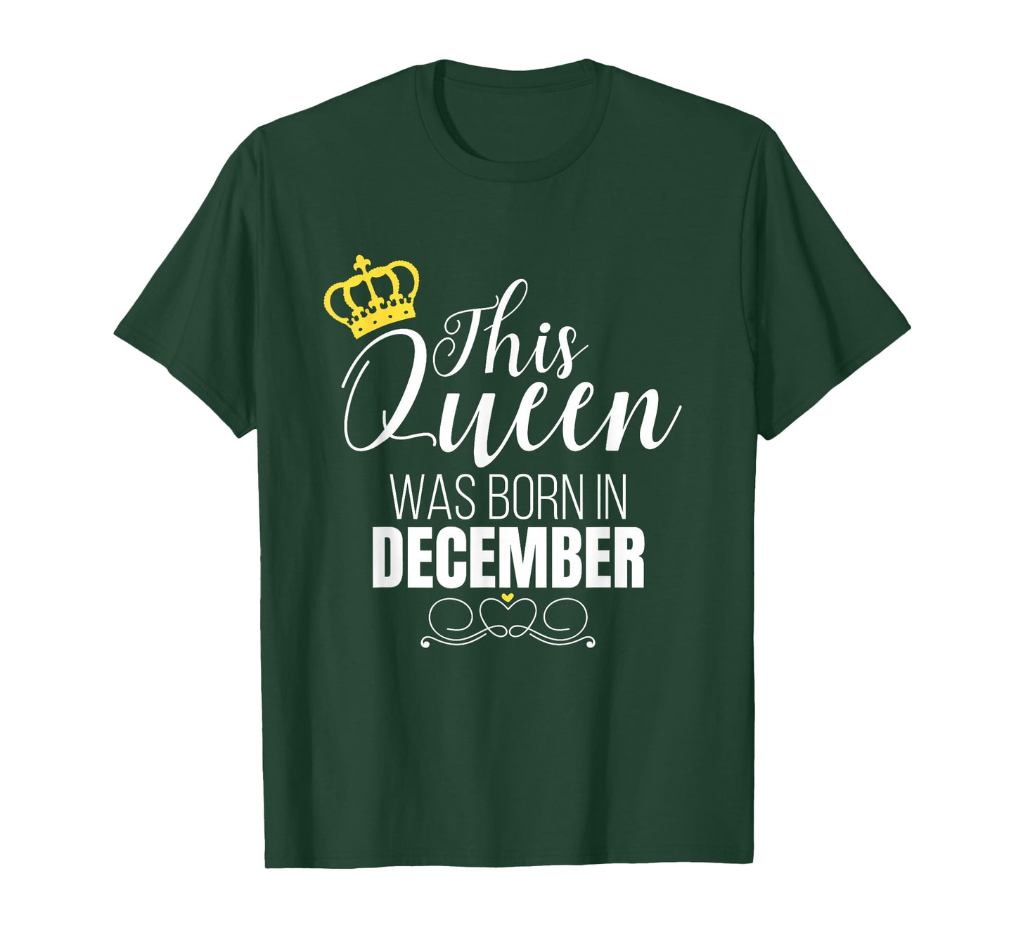 This Queen was Born in December Birthday Queen T-Shirt