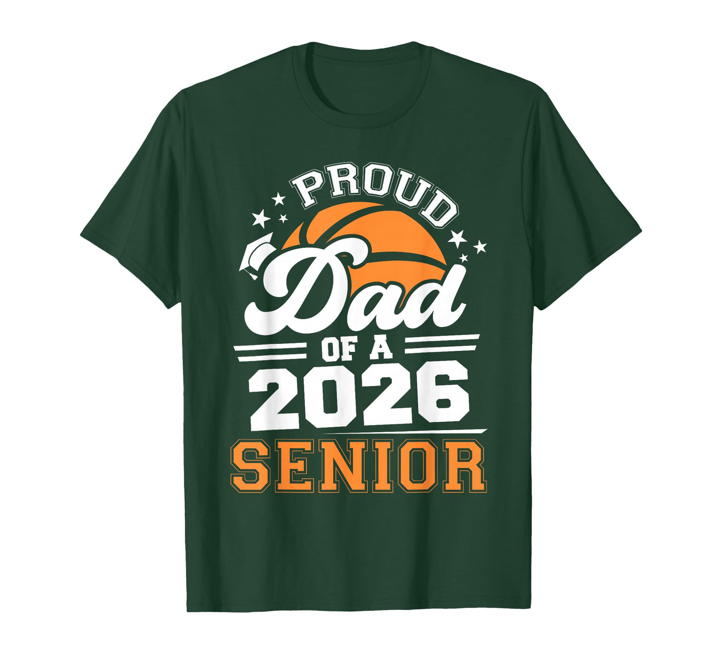 Proud Dad of A 2026 Senior Basketball Graduation T-Shirt