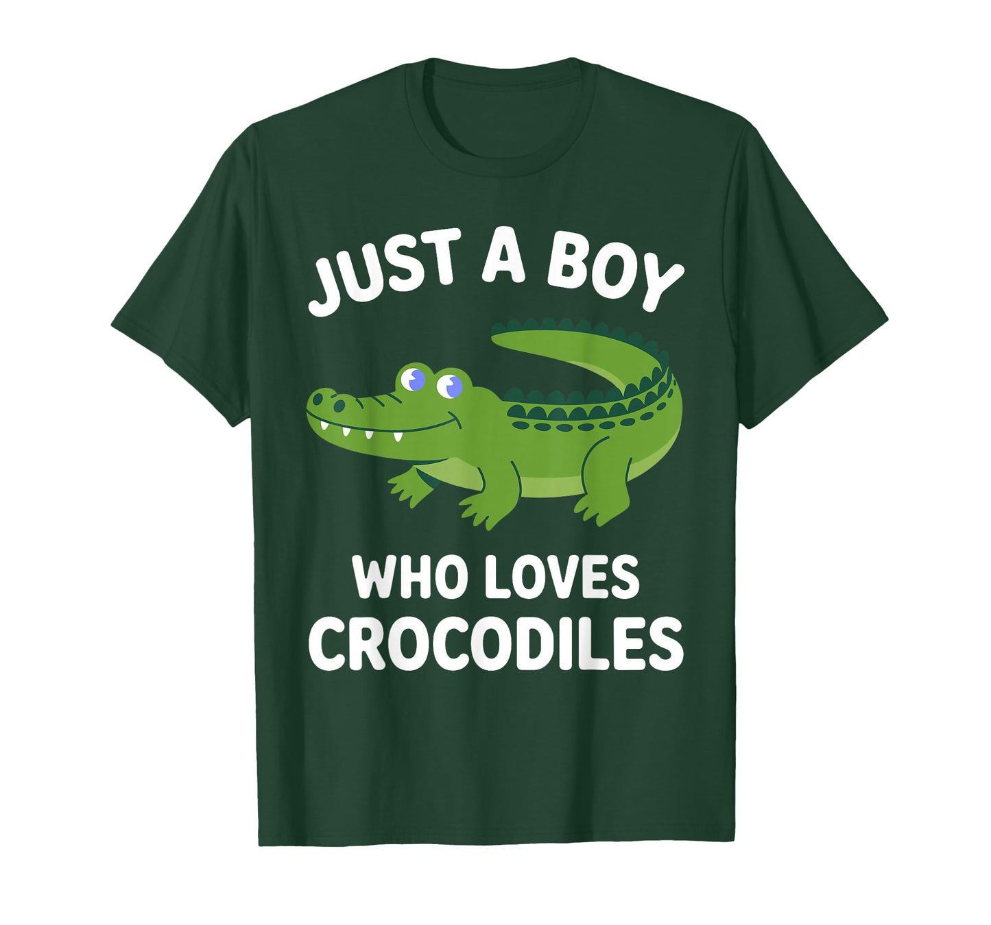 Funny Crocodile Design for Boys Kids Men Crocodile Lover T-Shirt
