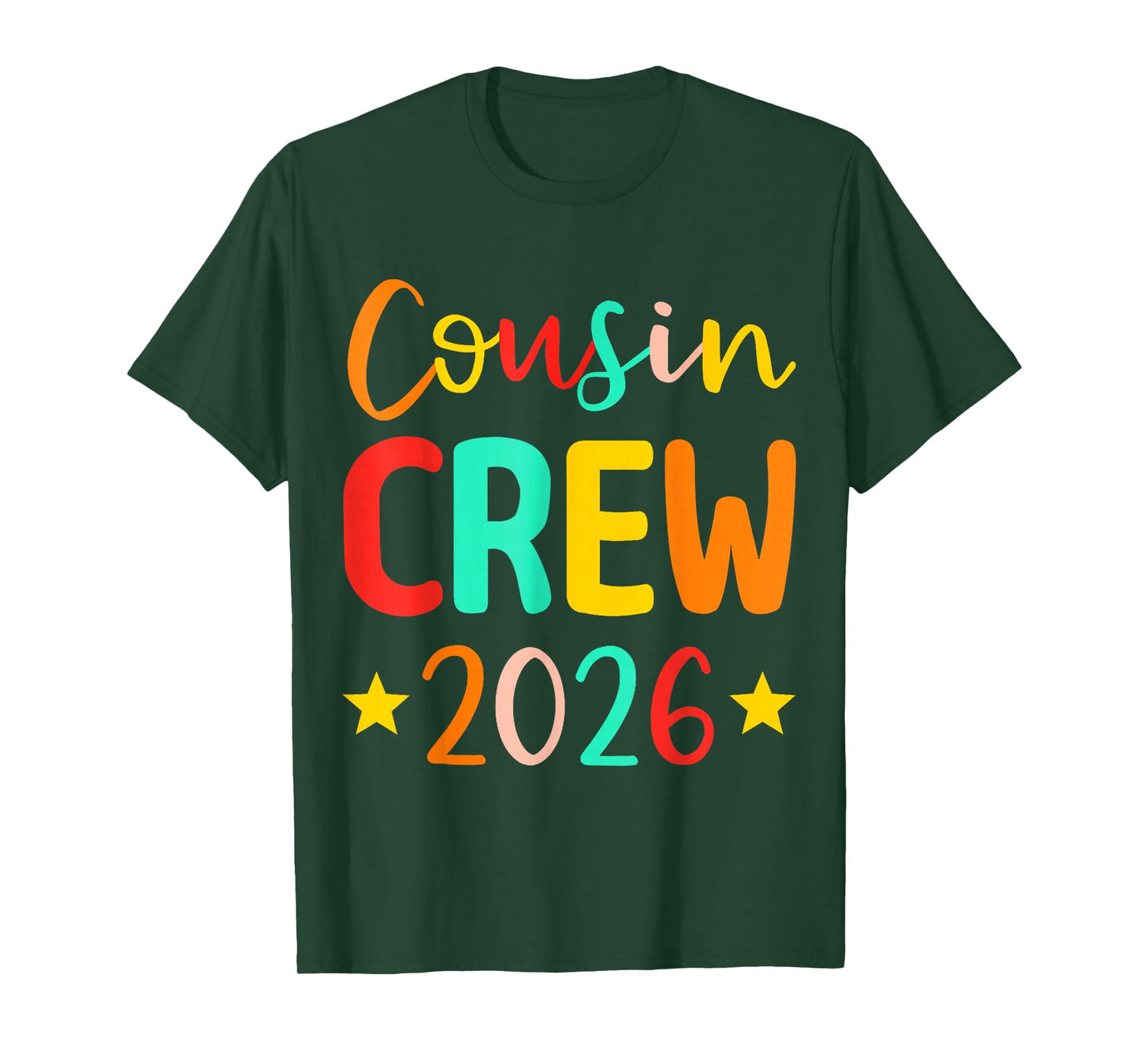 Cousin Crew 2026 Summer Vacation Beach Family Trip Matching T-Shirt
