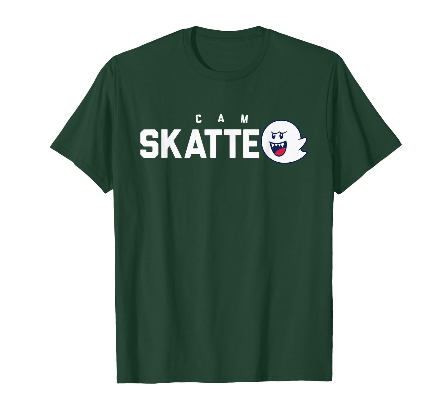 Vintage Cam Skattebo Skatte-Boo Cute Ghost Football Lovers T-Shirt