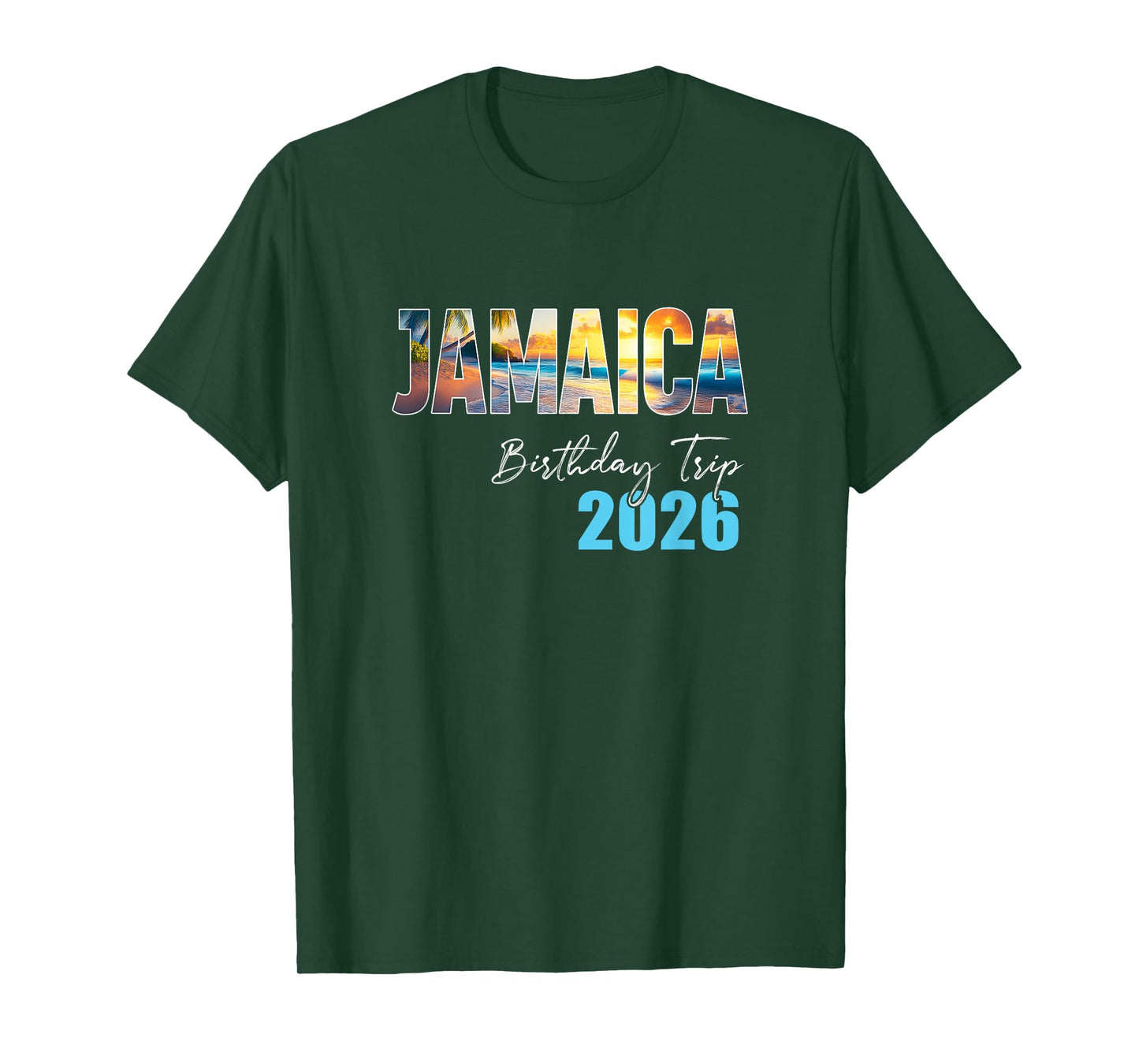 Jamaica Birthday Trip 2026 Vacation Party Crew Cruise T-Shirt