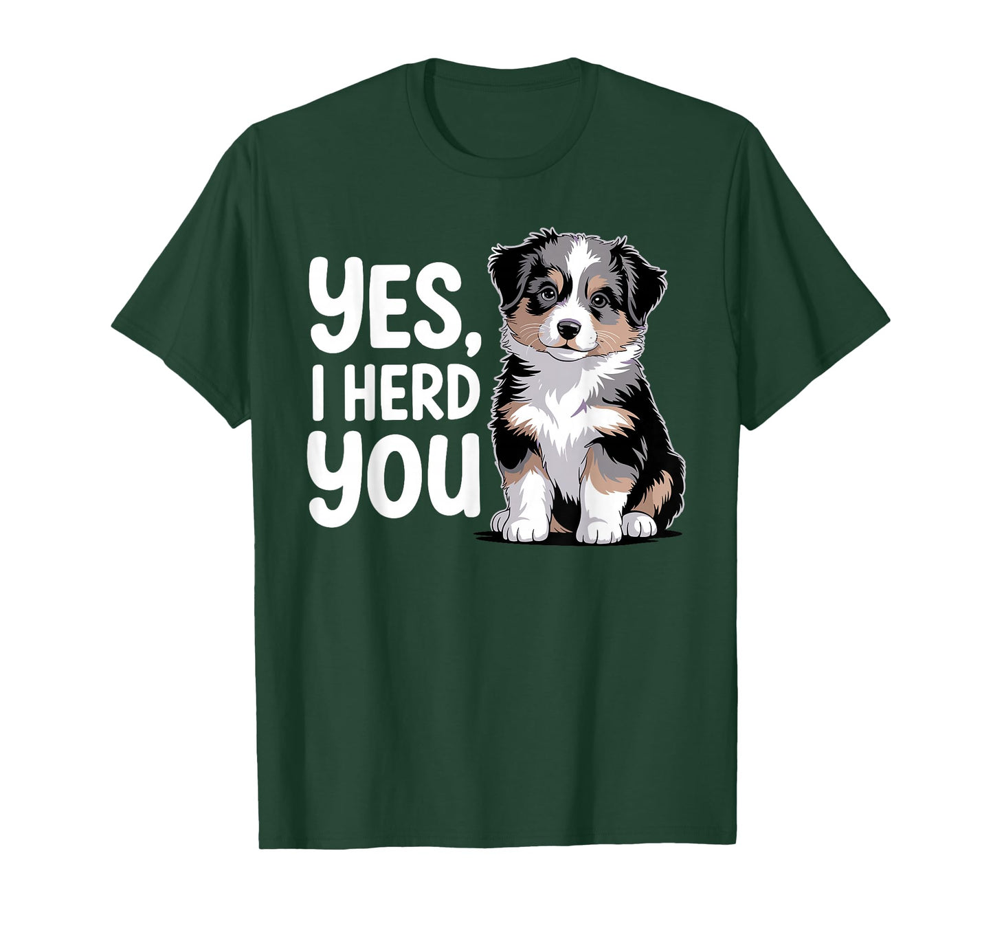 Funny Australian Shepherd Art for Men Women Aussie Owner T-Shirt