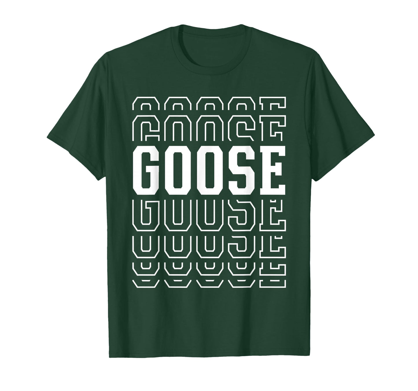 Goose Layered Text Costume Animal Lover T-Shirt