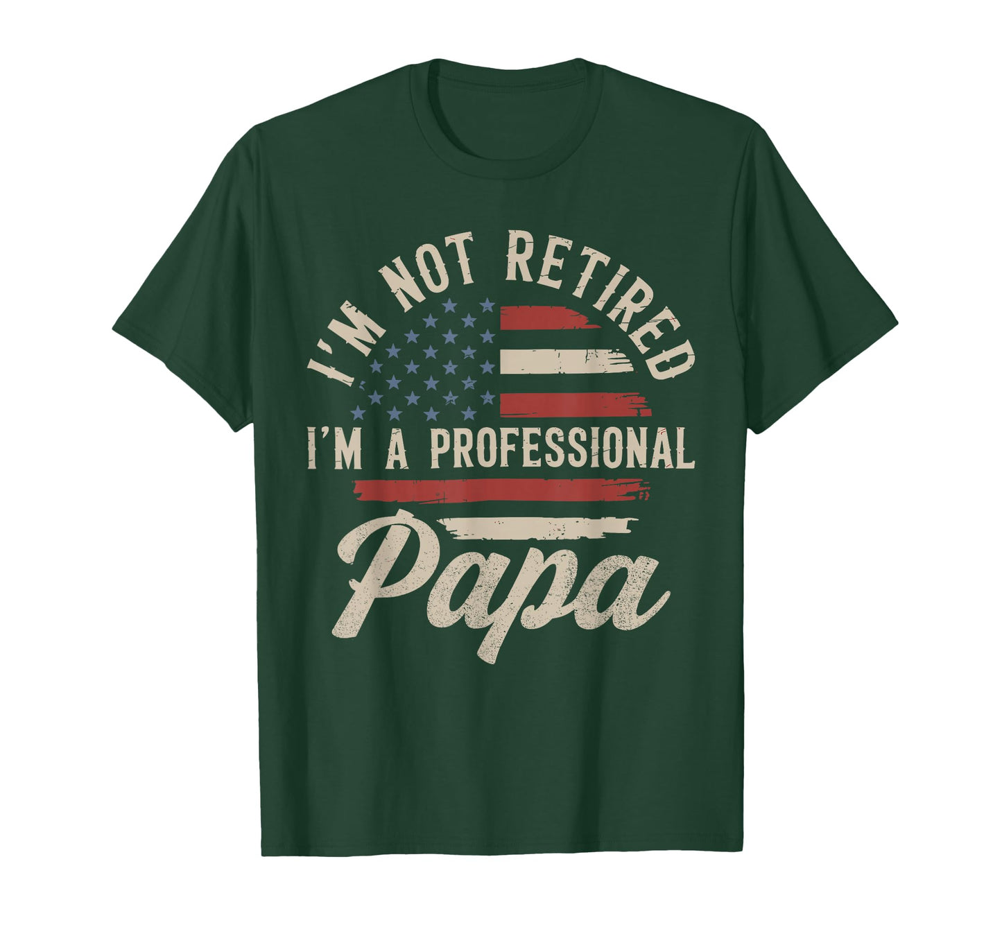 Im not Retired Im a Professional papa Grandpa T-Shirt