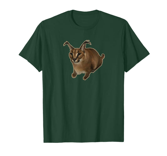 Big Floppa Meme Cat T-Shirt