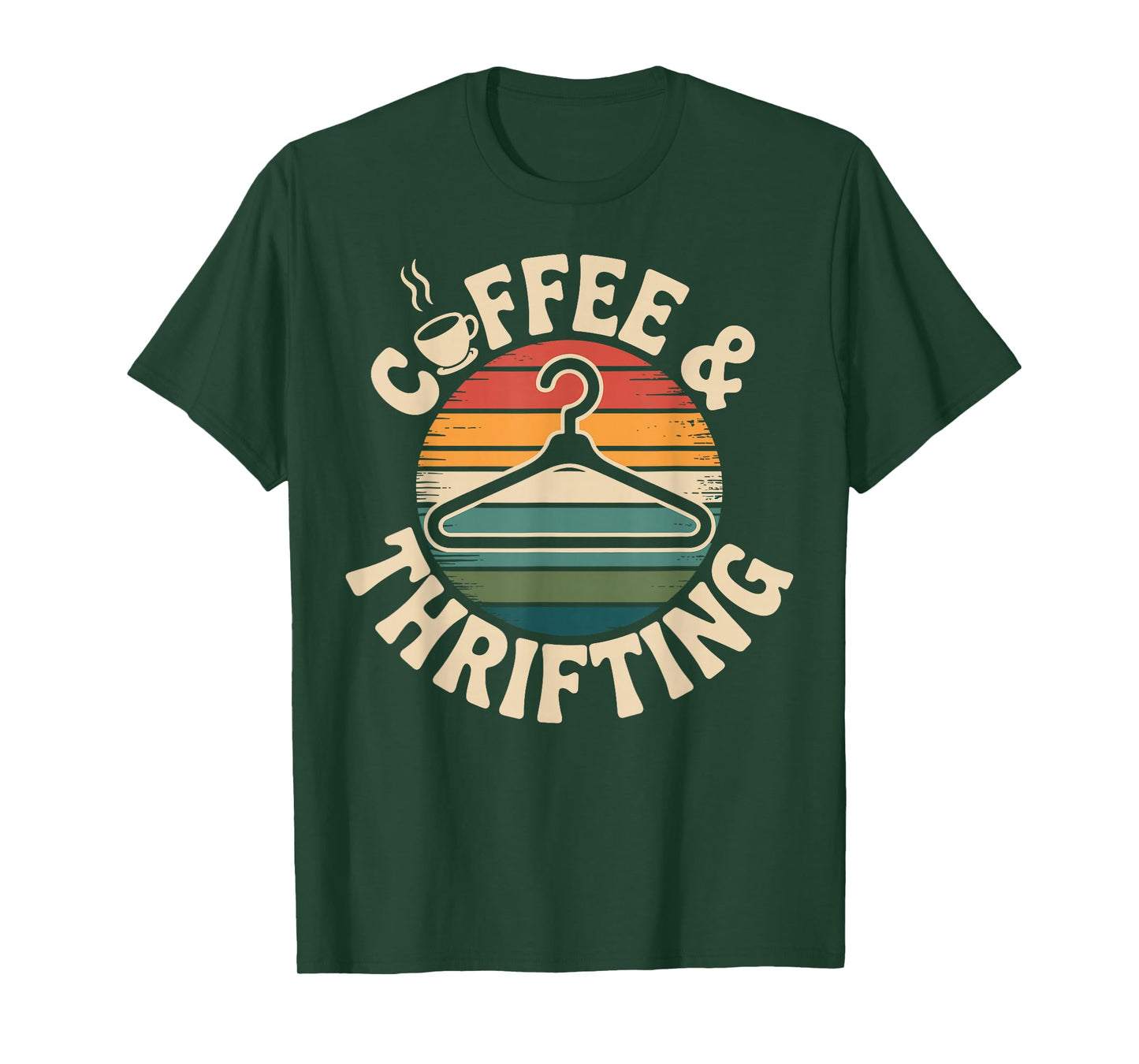 Coffee and Thrifting Funny Thrift Store T-Shirt