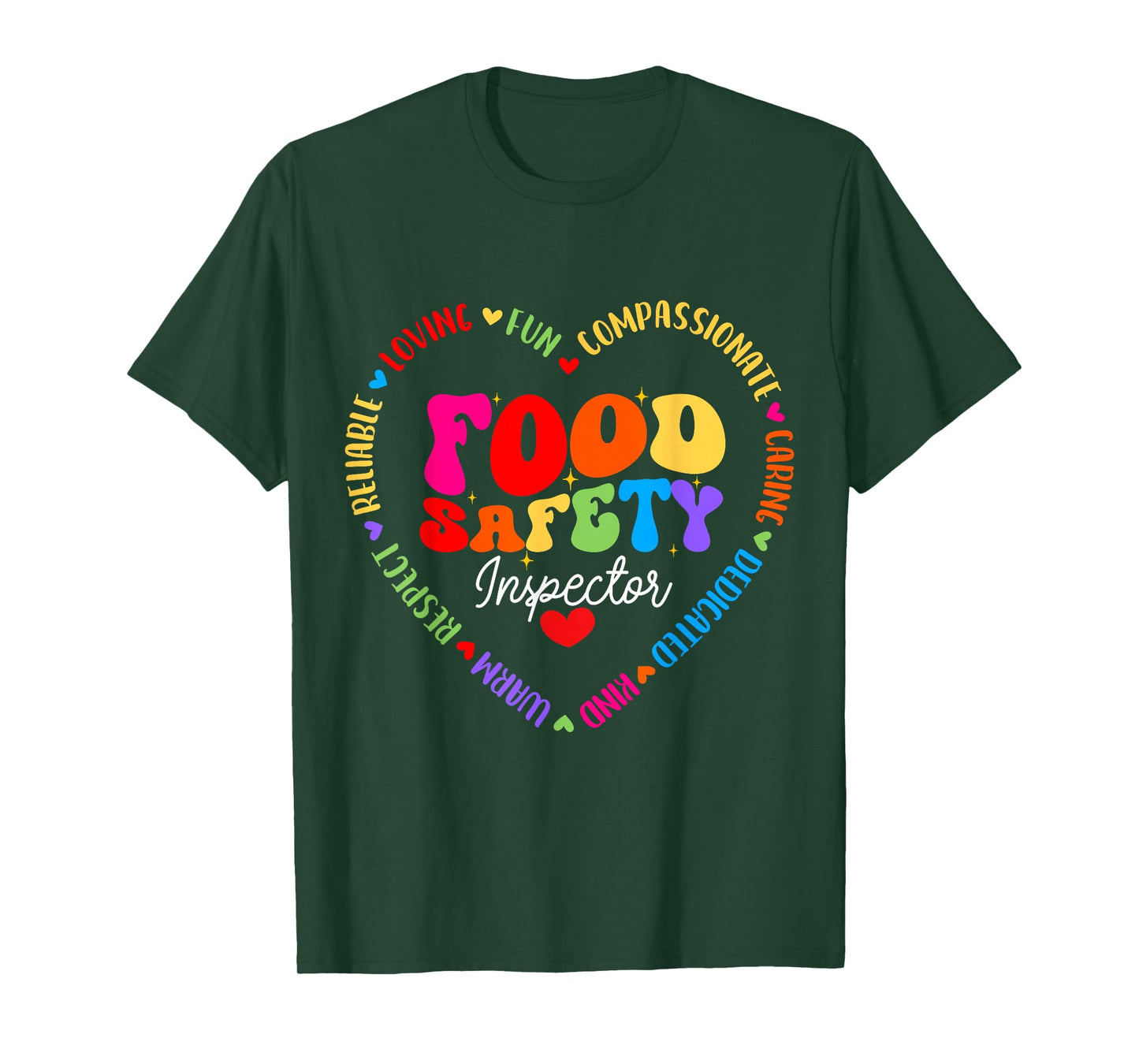 Food Safety Inspector Cafeteria Team Helper School Admin T-Shirt