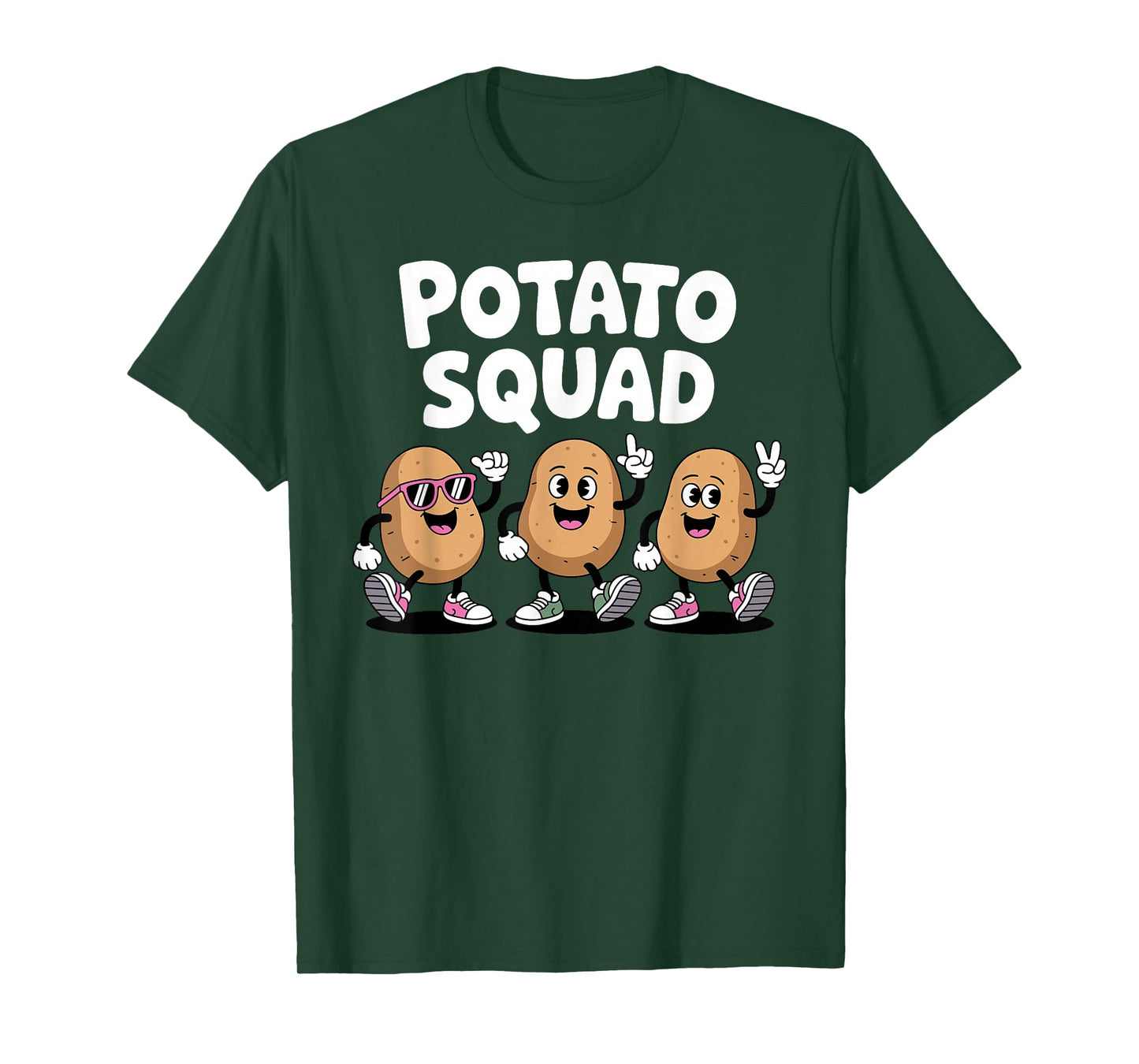 Funny Potato Art for Men Women Potato Novelty Potato Lover T-Shirt