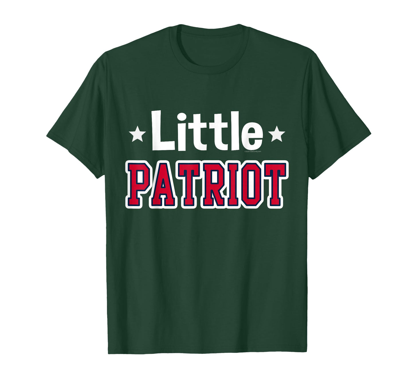 Little Patriot Cute Star Shape Boys Girls Kids T-Shirt