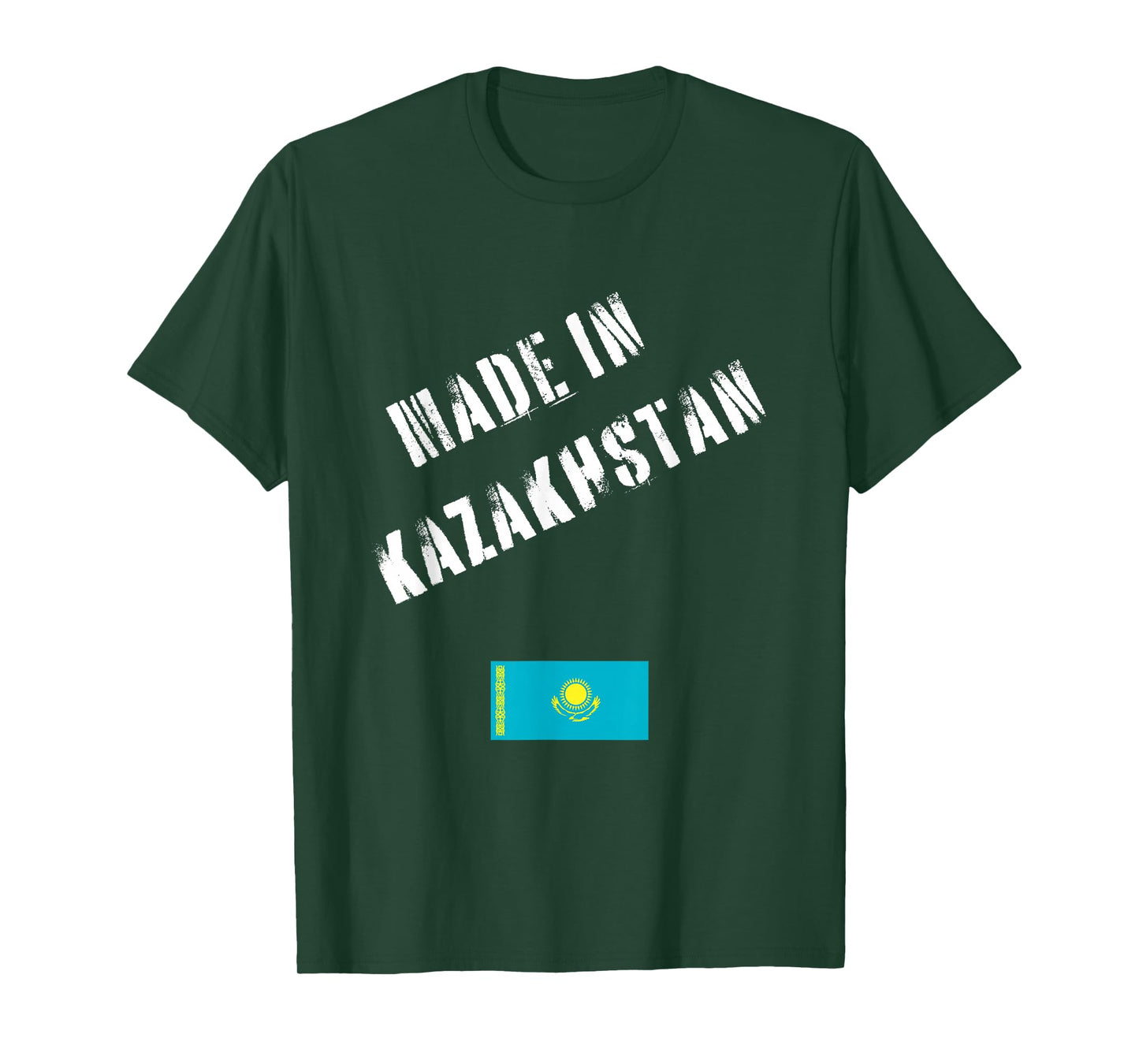 Made in Kazakhstan with Flag Funny T-Shirt