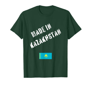 Made in Kazakhstan with Flag Funny T-Shirt
