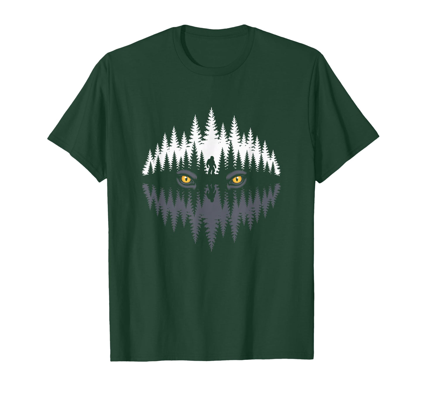 Bigfoot Forest Hiking Wilderness Nature Sasuqatsch T-Shirt