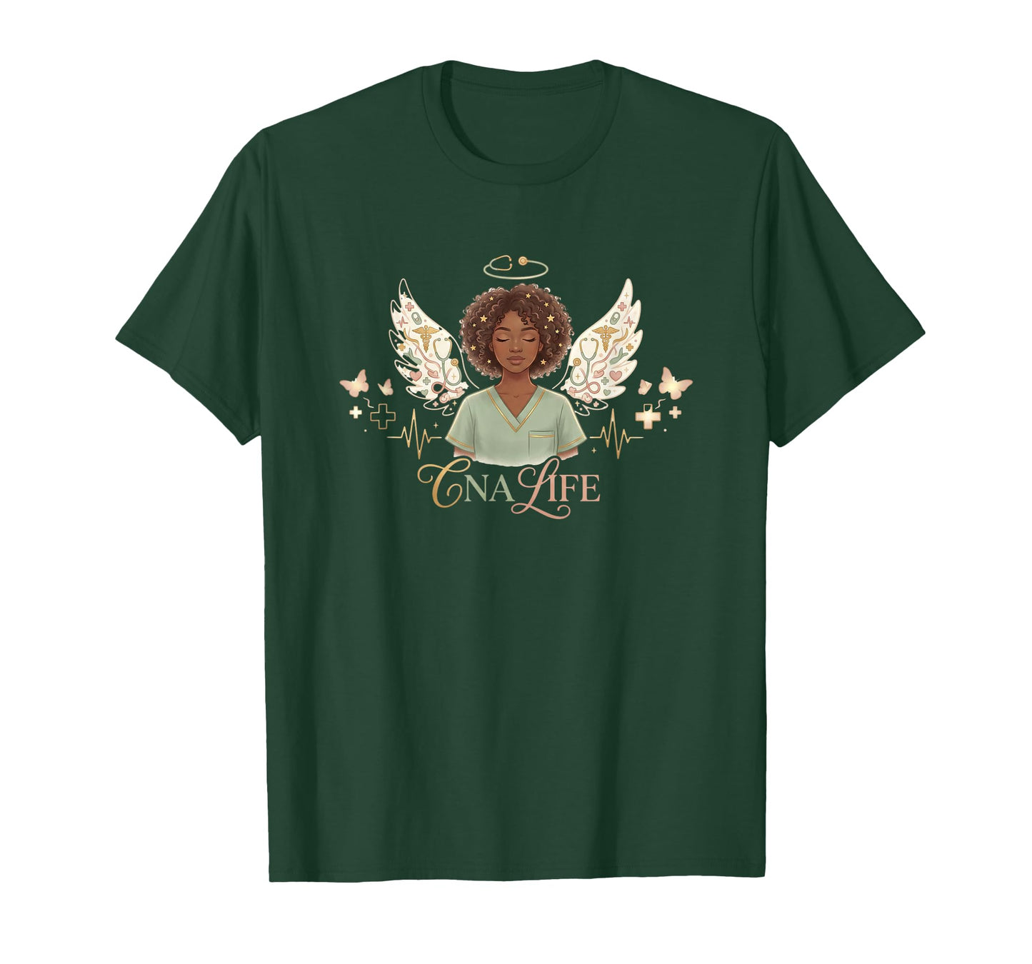 CNA Nurse Life Black History Month African American Nursing T-Shirt