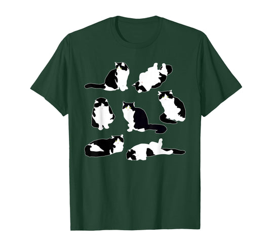Tuxedo Cat Owner Tuxedo Cat Lover Tuxedo Cat Mom T-Shirt