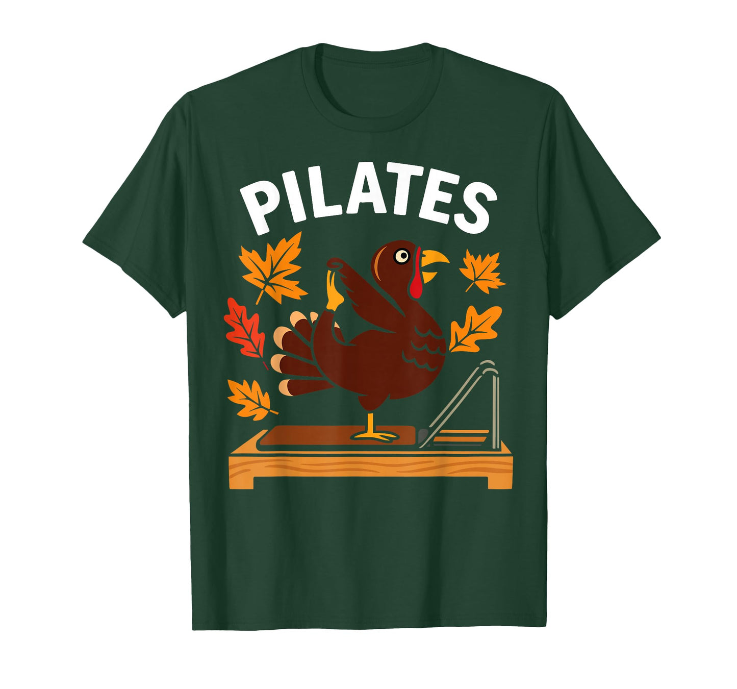 Thanksgiving Pilates Turkey for Yoga and Fitness Lovers T-Shirt