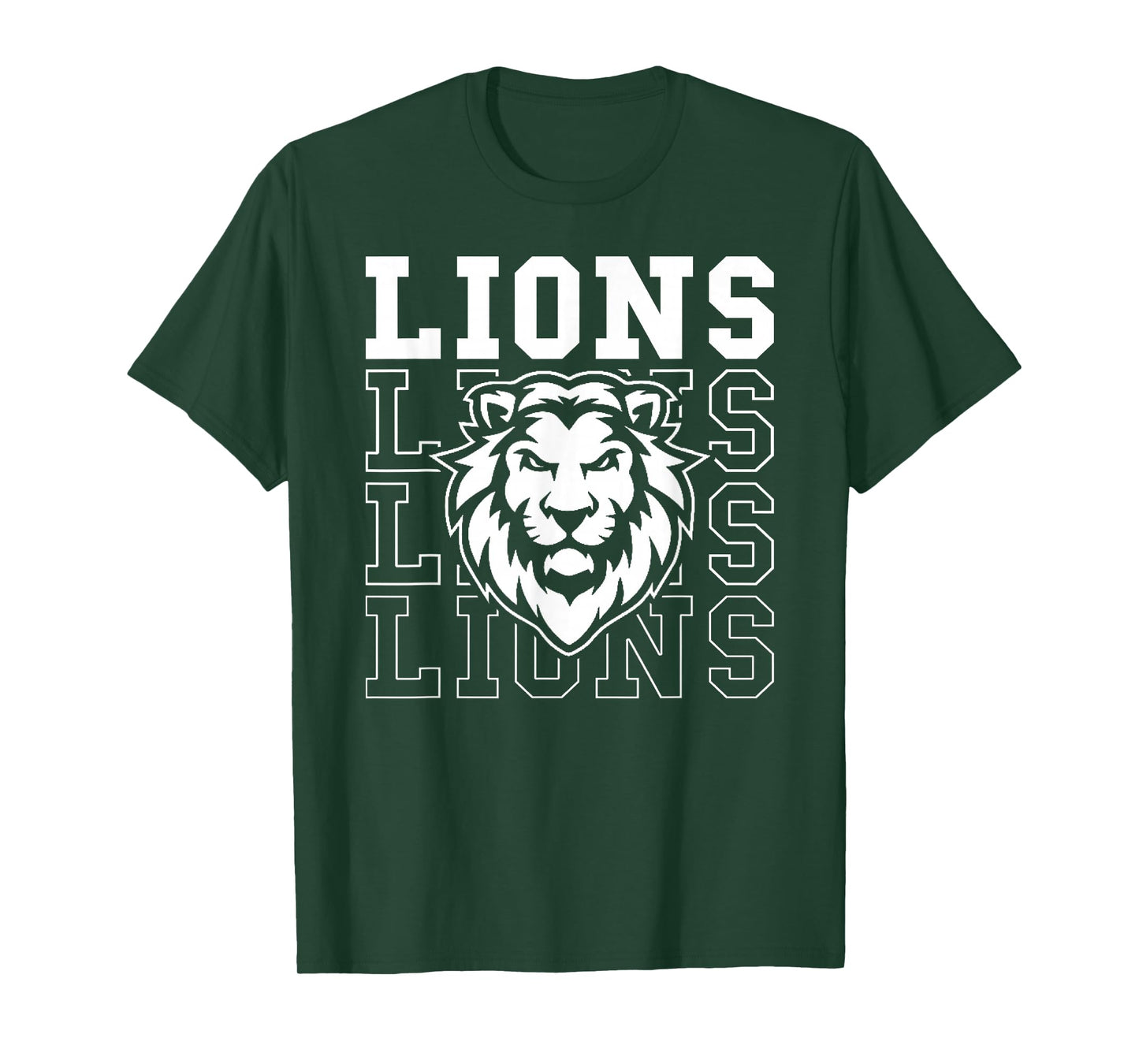 Lions School Spirit Fan Team Back to School T-Shirt