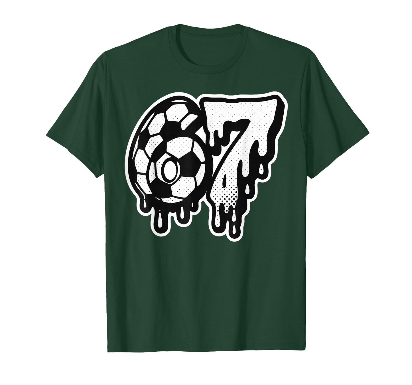 Funny 67 Meme Slang Soccer Ice Cream Drip Six Seven T-Shirt