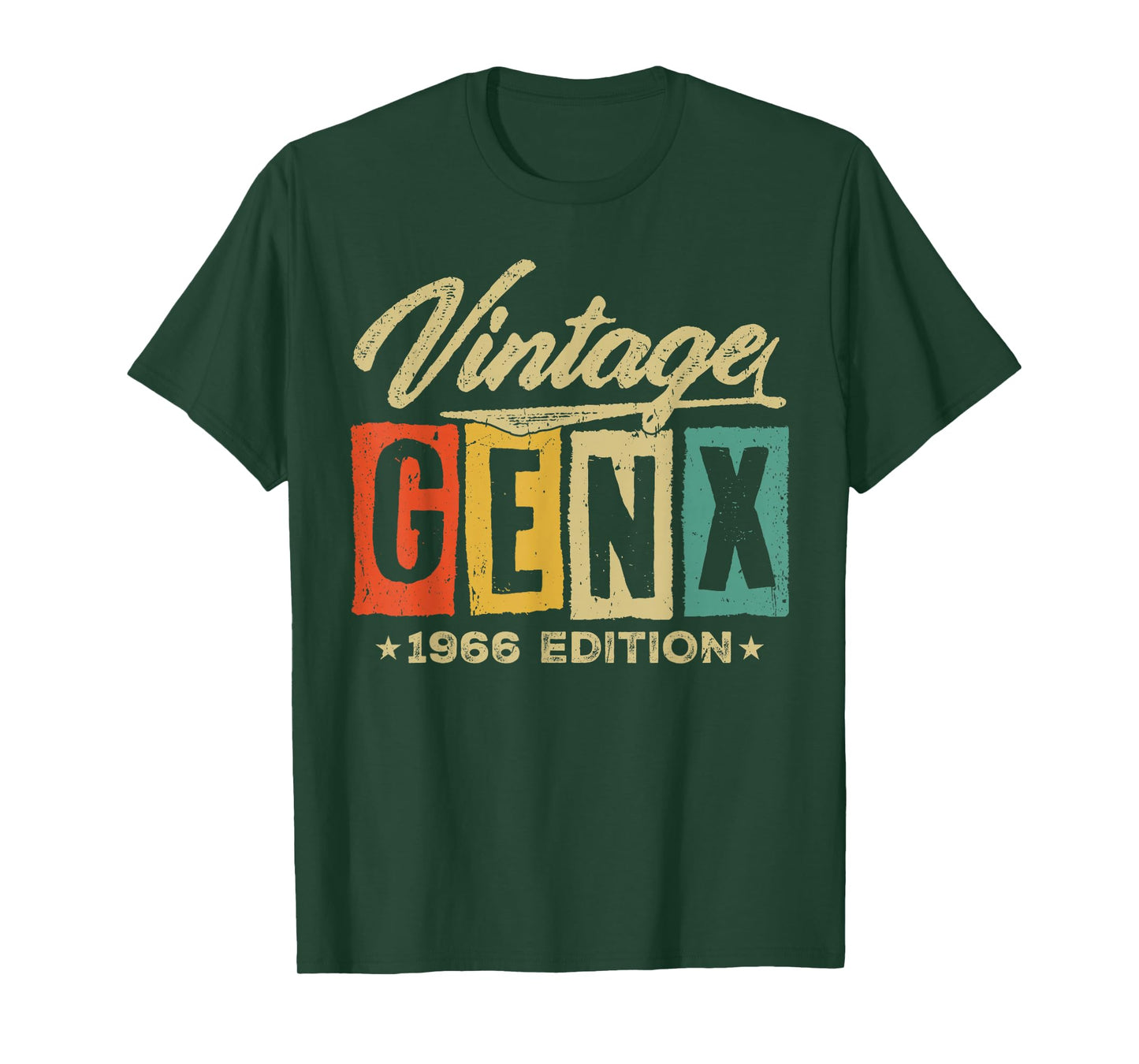 Retro Vintage Gen X 1966 Edition 60 Years Old 60th Birthday T-Shirt
