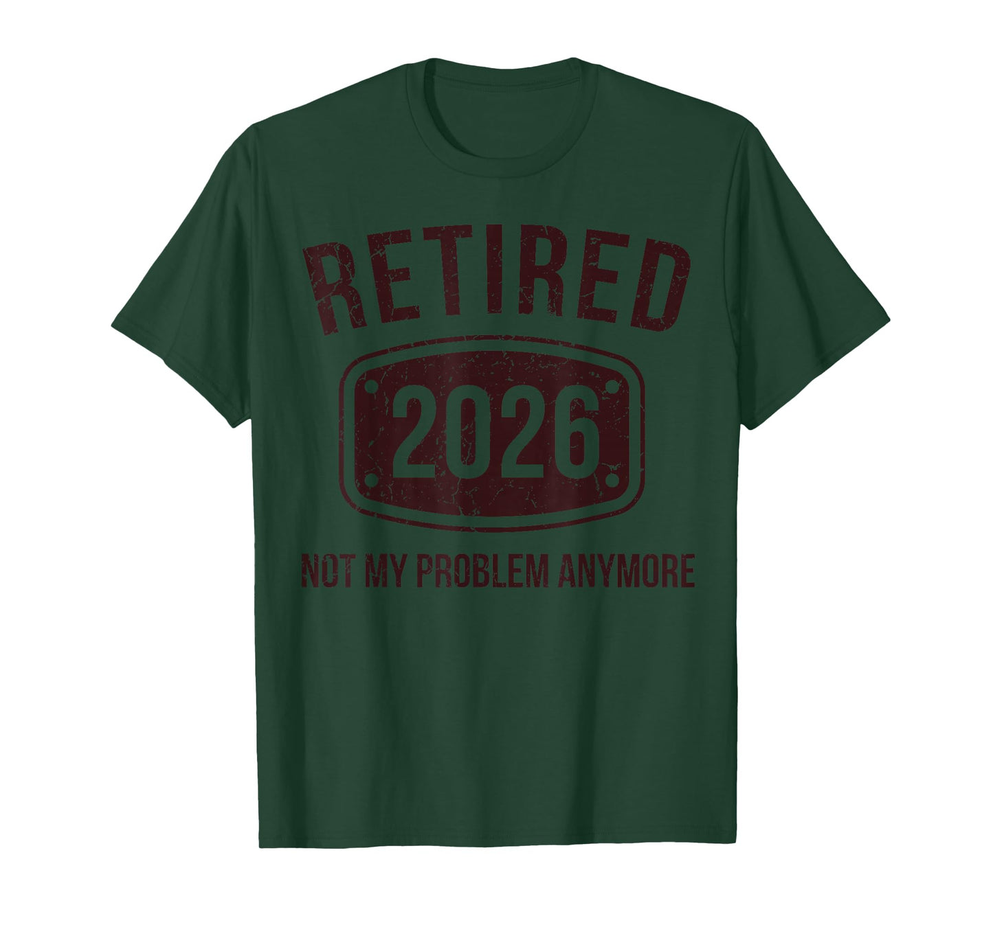 Retired 2026 Decoration Men Women Dad Grandpa Retirement T-Shirt