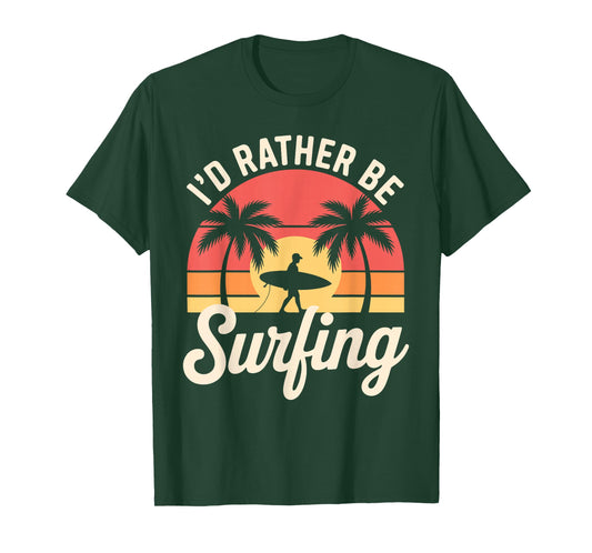 Best Surfing Art for Men Women Surfer Surf Surfboard Surfing T-Shirt