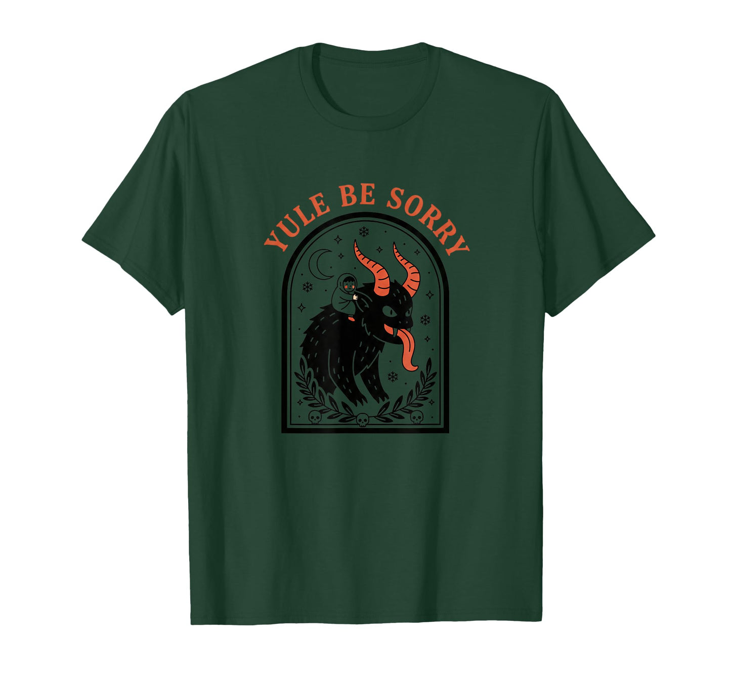 Christmas Yule Be Sorry Krampus, Dark Krampus Devil Holiday T-Shirt