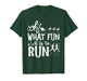 Oh What Fun It is to Run Christmas Funny Running Athlete T-Shirt