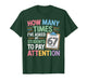 How Many Times 67 Teacher Meme Funny Classroom School Quote T-Shirt